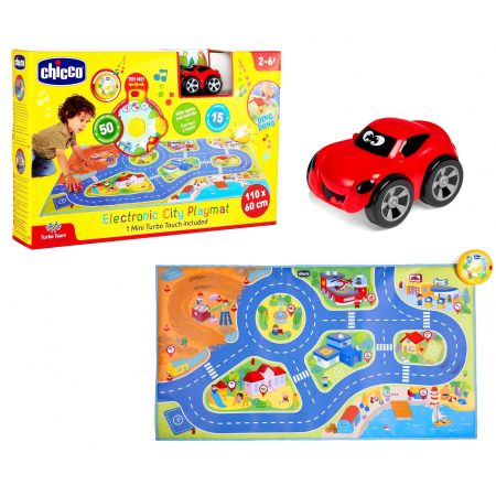 Chicco Interaktywna Mata 110x60 cm Dźwięki +Autko